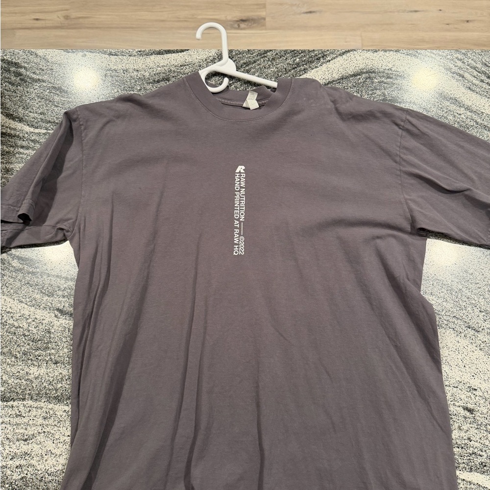Raw Nutrition Men's Gray T-Shirt